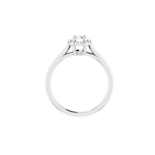 Halo Diamond Engagement Ring Image 2 Sam Dial Jewelers Pullman, WA