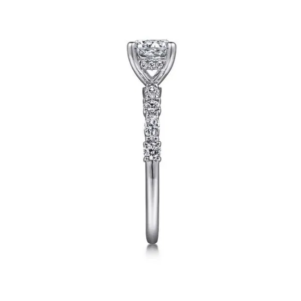 Marquise and Round Accented Shank Image 4 Sam Dial Jewelers Pullman, WA
