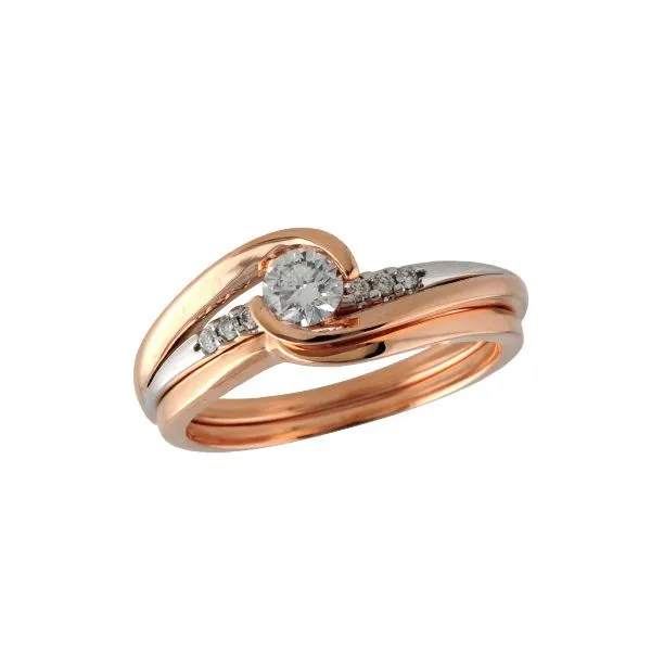 2-Tone Bypass Wedding Set Sam Dial Jewelers Pullman, WA