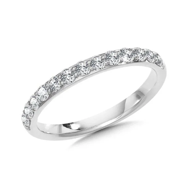 LADIES WHITE GOLD DIAMOND WEDDING BAND Sam Dial Jewelers Pullman, WA