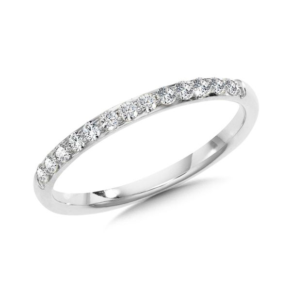 LADIES WHITE GOLD DIAMOND WEDDING BAND Sam Dial Jewelers Pullman, WA