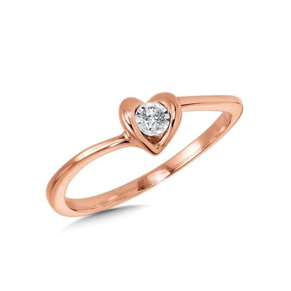 Rose Gold Heart Ring Sam Dial Jewelers Pullman, WA
