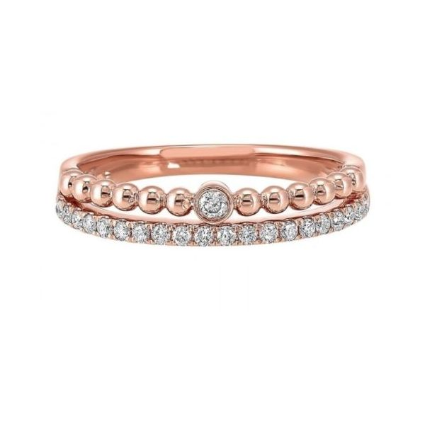 DIAMOND ROSE GOLD RING Sam Dial Jewelers Pullman, WA