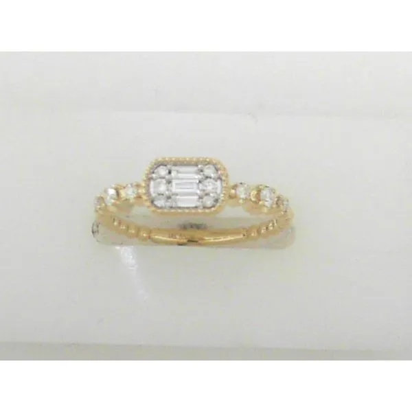 Yellow Gold Womens Diamond Fashion Ring