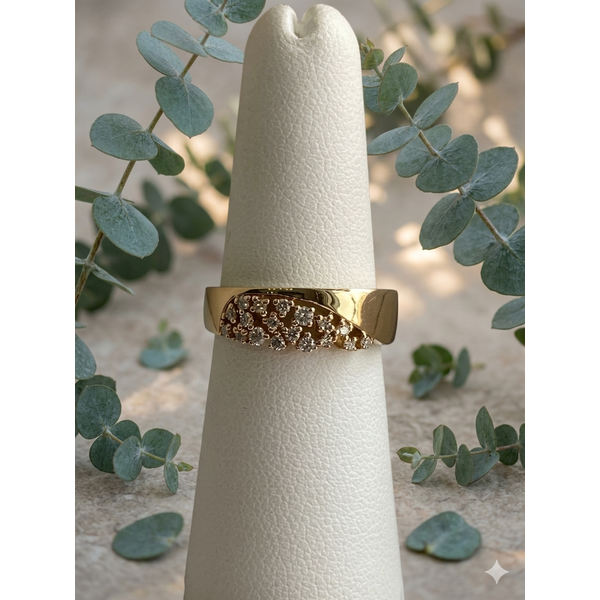 14KY Cluster Diamond Fashion Ring Sam Dial Jewelers Pullman, WA