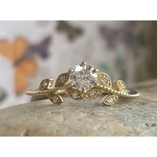 Nature Inspire Chevron Diamond Ring Sam Dial Jewelers Pullman, WA