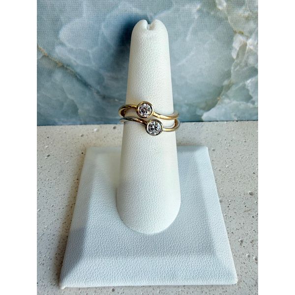 Two Tone Two Stone Ring Image 2 Sam Dial Jewelers Pullman, WA
