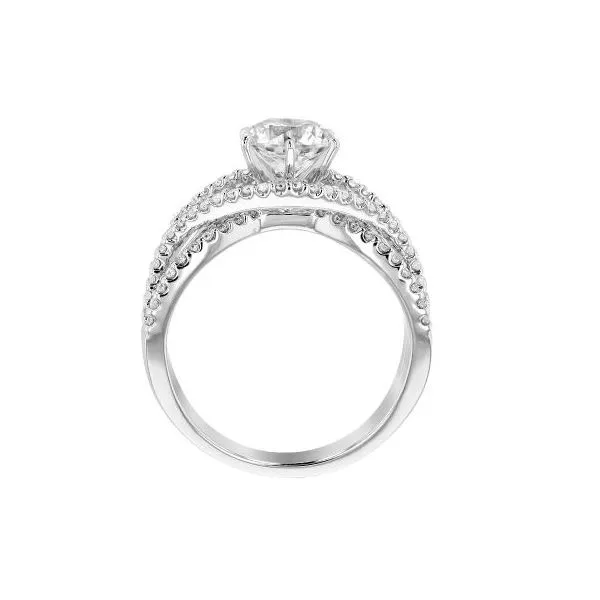 Multi Band Diamond Engagement Ring Image 2 Sam Dial Jewelers Pullman, WA