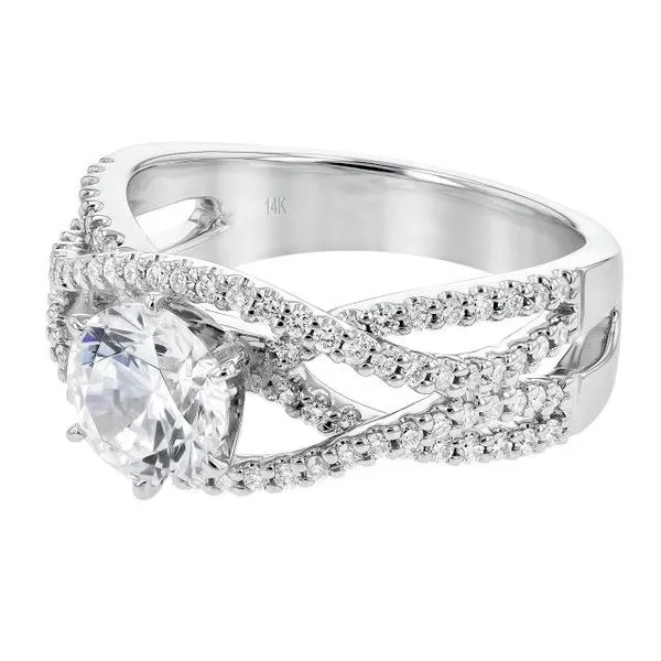 Multi Band Diamond Engagement Ring Image 3 Sam Dial Jewelers Pullman, WA