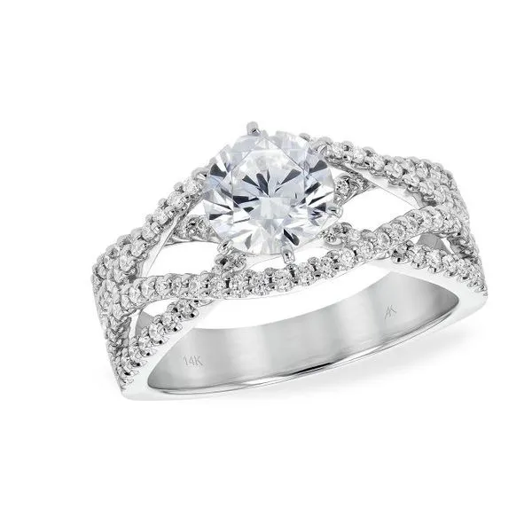 Multi Band Diamond Engagement Ring Sam Dial Jewelers Pullman, WA