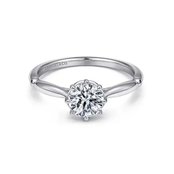 White Gold Engagement Ring Sam Dial Jewelers Pullman, WA