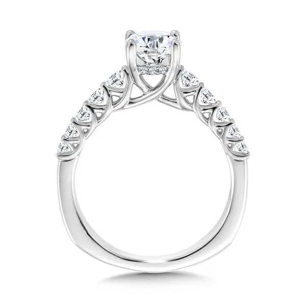 Cathedrial Diamond Engagement Ring