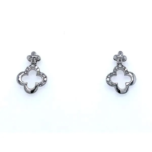 Diamond Clover Earrings Sam Dial Jewelers Pullman, WA
