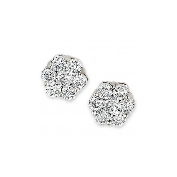 Diamond Cluster Studs Sam Dial Jewelers Pullman, WA