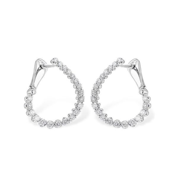 Diamond Hoop Earrings Sam Dial Jewelers Pullman, WA