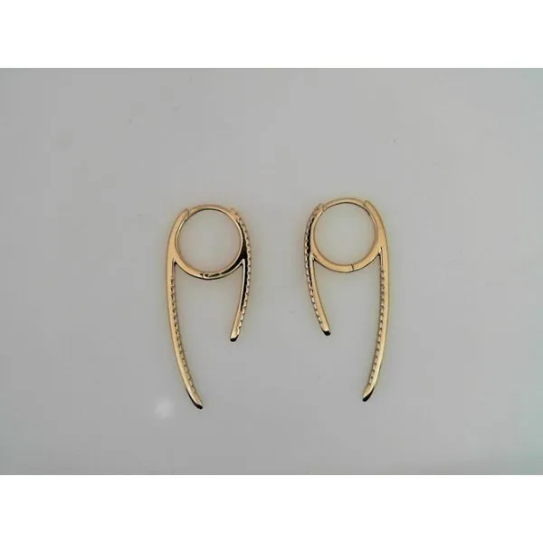 Yellow Gold Diamond Dangles