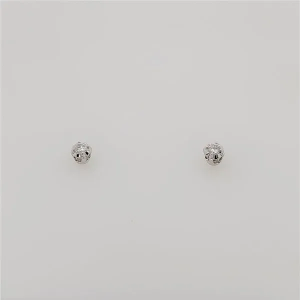 ILLUSION DIAMOND STUDS IN WHITE GOLD Sam Dial Jewelers Pullman, WA