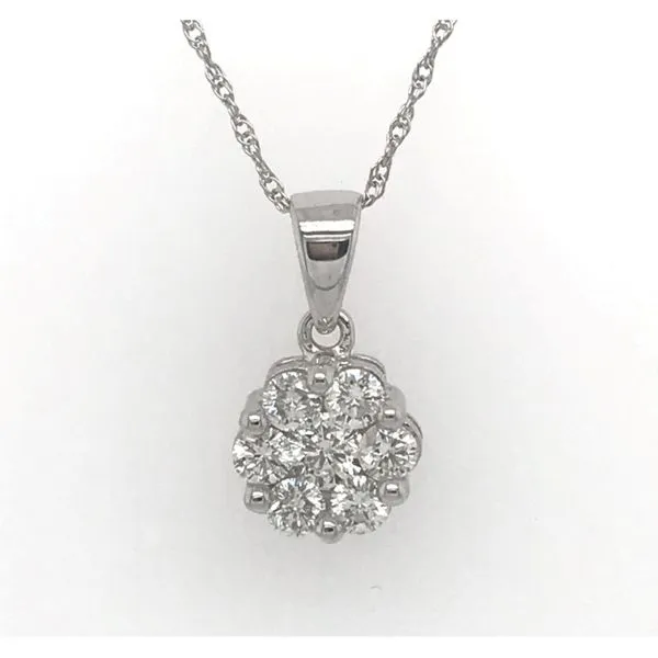 DIAMOND CLUSTER PENDANT Sam Dial Jewelers Pullman, WA