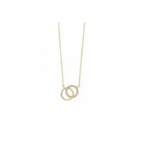 INTERLOCKING CIRCLE DIAMOND NECKLACE Sam Dial Jewelers Pullman, WA