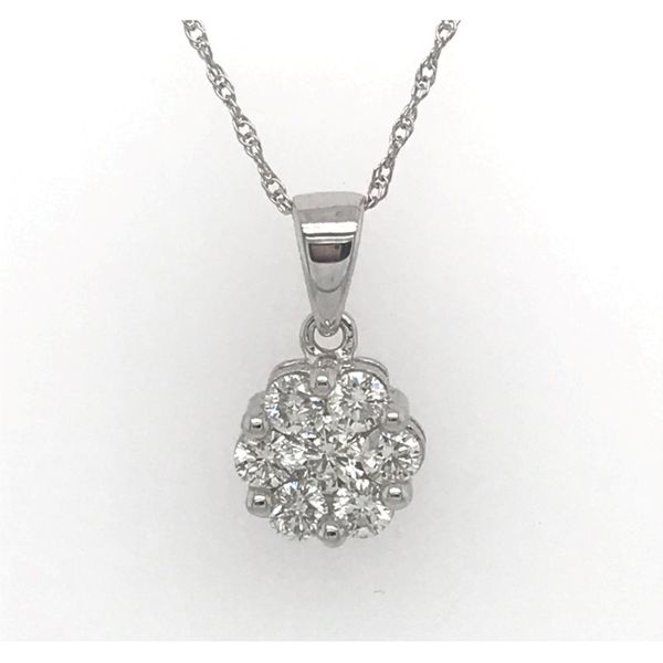 DIAMOND CLUSTER PENDANT Sam Dial Jewelers Pullman, WA