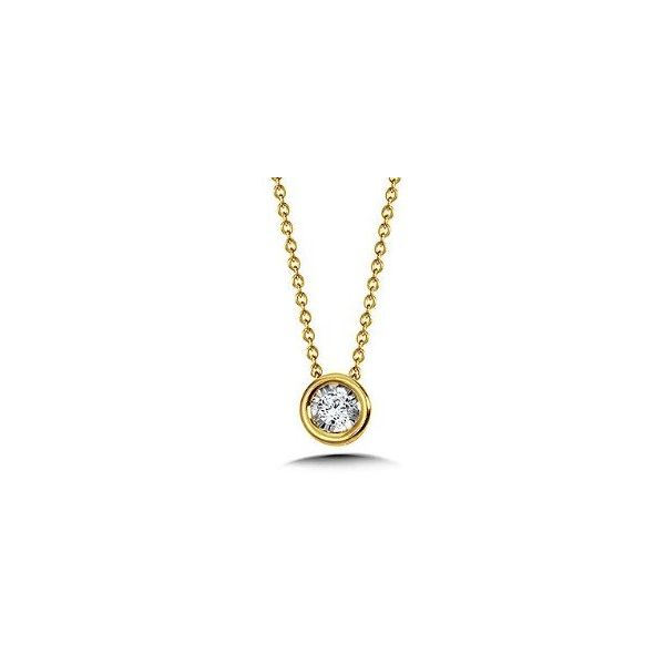 Bezel Set Slide Diamond Pendant Sam Dial Jewelers Pullman, WA