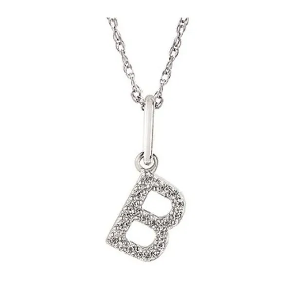 Initial Diamond Pendant Sam Dial Jewelers Pullman, WA