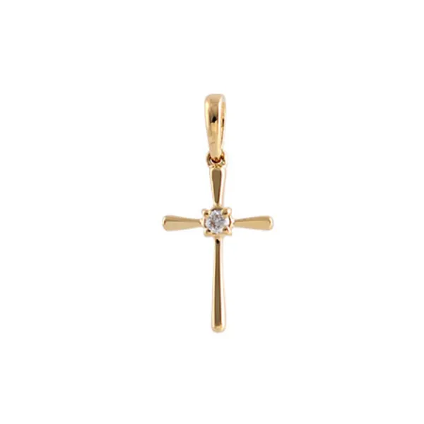 Gold Cross Pendant Sam Dial Jewelers Pullman, WA