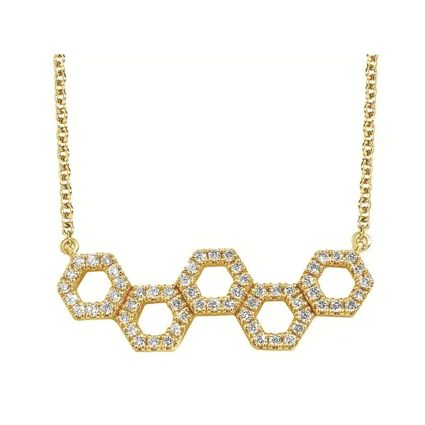 Honeycomb Diamond Necklace