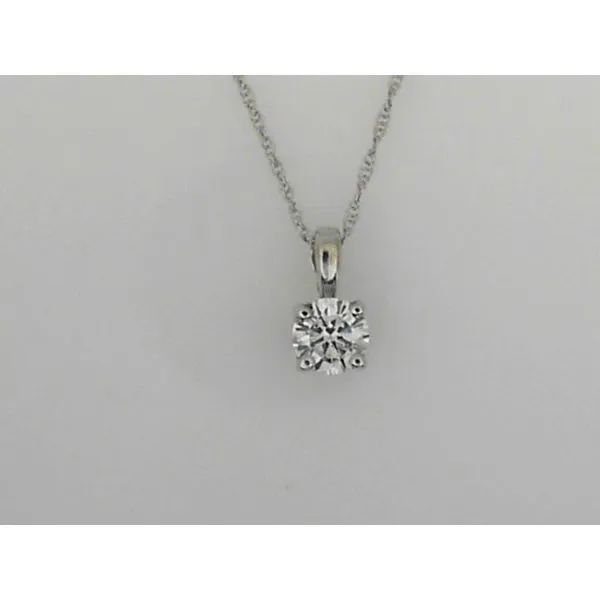 Diamond Solitare Pendant Sam Dial Jewelers Pullman, WA