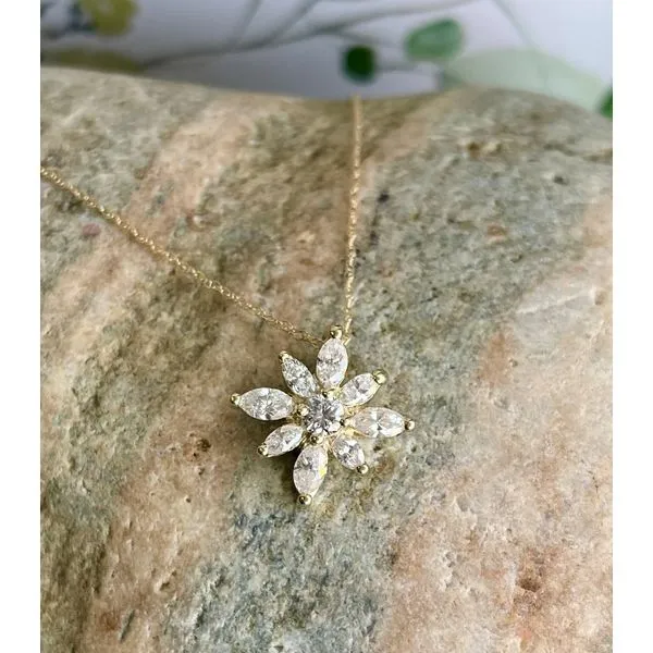 Custom Marquise-cut Diamond Necklace Sam Dial Jewelers Pullman, WA