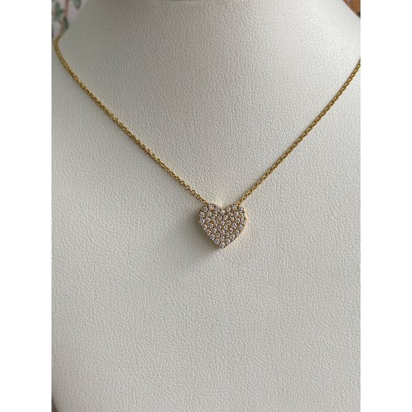Pave Heart Necklace Sam Dial Jewelers Pullman, WA