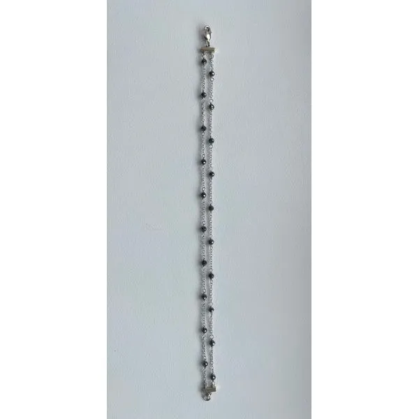 Double Strand Black Diamond Bracelet Sam Dial Jewelers Pullman, WA