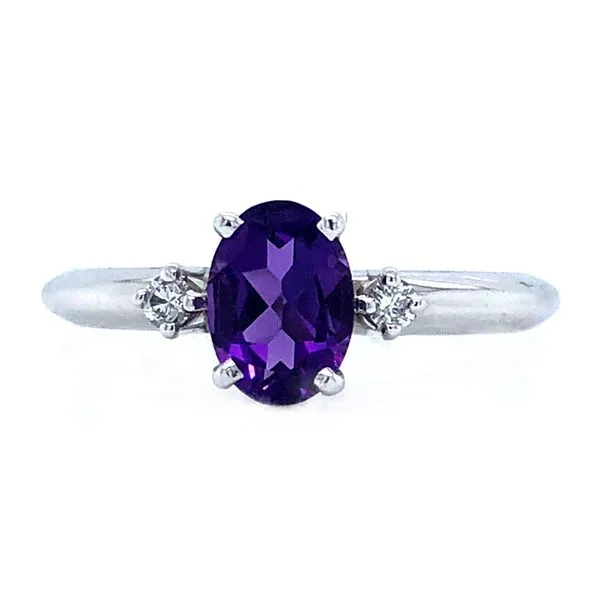 Ameythyst Diamond Ring Sam Dial Jewelers Pullman, WA