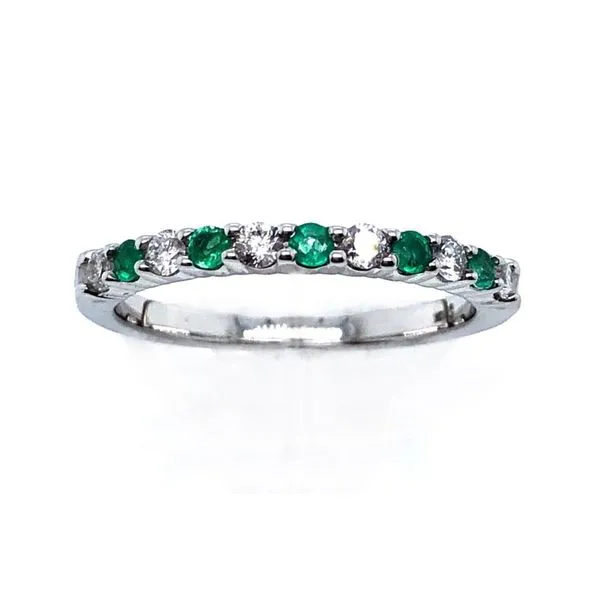 Emerald Diamond Band Sam Dial Jewelers Pullman, WA