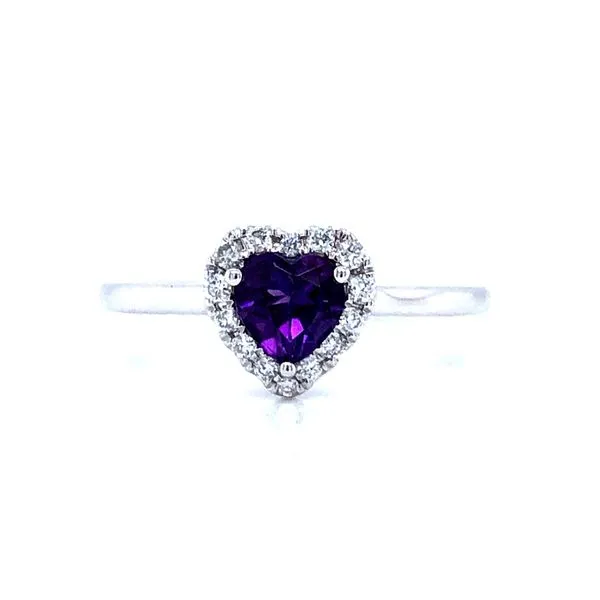 Heart Amethyst Ring Sam Dial Jewelers Pullman, WA