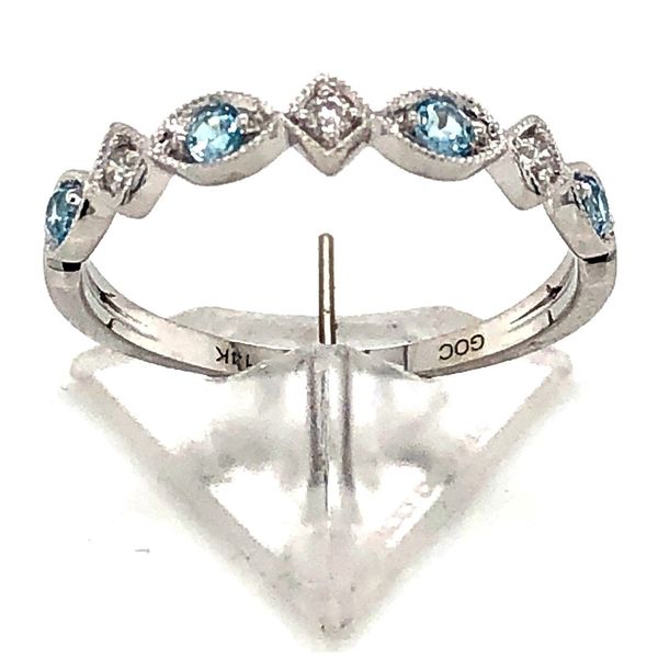 TOPAZ AND DIAMOND STACKABLE RING Sam Dial Jewelers Pullman, WA