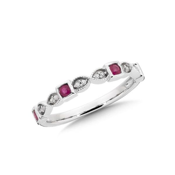 RUBY DIA STACKABLE RING Sam Dial Jewelers Pullman, WA