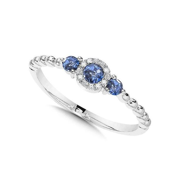 WHITE GOLD SAPPHIRE RING Sam Dial Jewelers Pullman, WA