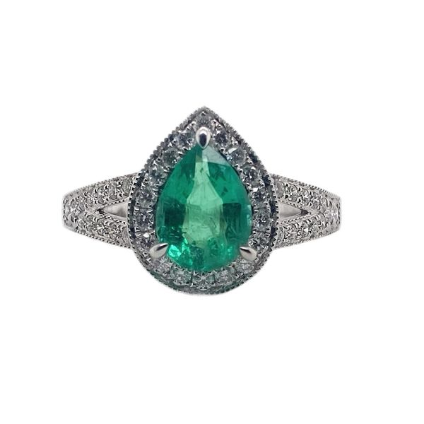 14k Emerald Ring Sam Dial Jewelers Pullman, WA