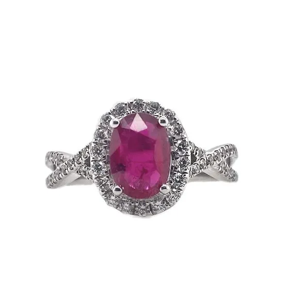 14k Oval Ruby Ring Sam Dial Jewelers Pullman, WA