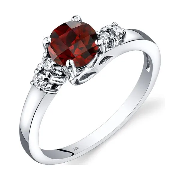 Garnet Solstice Ring Sam Dial Jewelers Pullman, WA