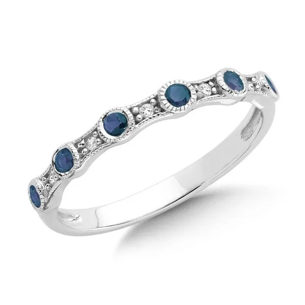 Sapphire Stacking Band Sam Dial Jewelers Pullman, WA