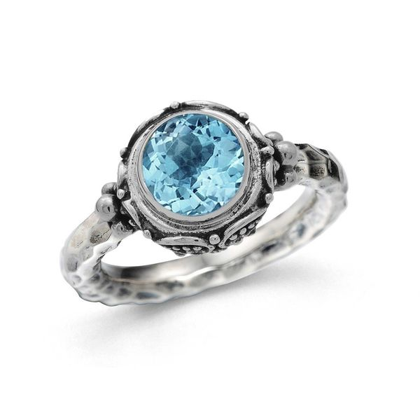 Sterling Silver Blue Topaz Ring Sam Dial Jewelers Pullman, WA