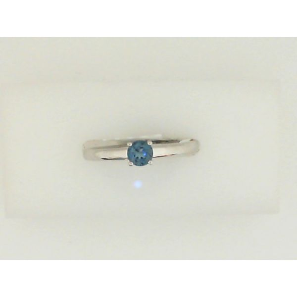 Blue Topaz Solitare Sam Dial Jewelers Pullman, WA