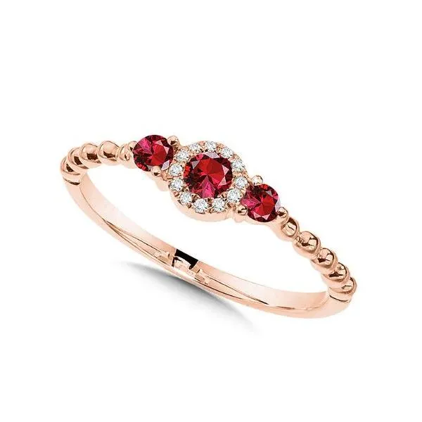 ROSE GOLD RUBY RING Sam Dial Jewelers Pullman, WA