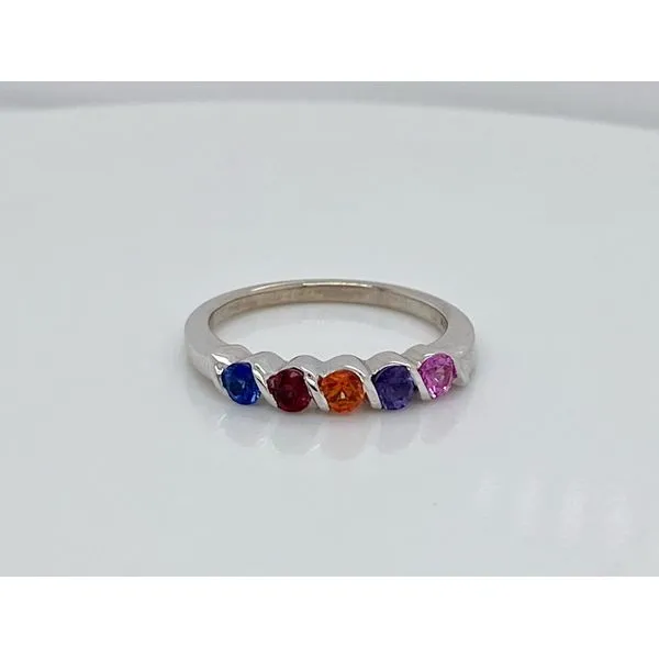 Rainbow Mothers Ring Sam Dial Jewelers Pullman, WA