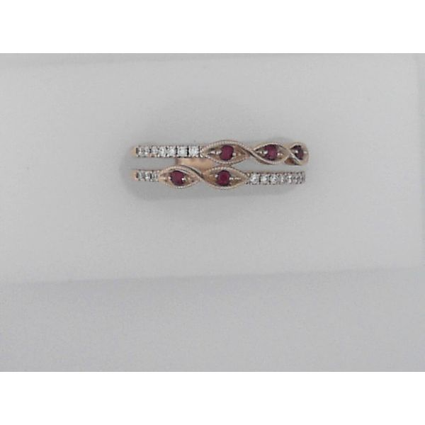 Rose Gold Ruby Ring Image 2 Sam Dial Jewelers Pullman, WA