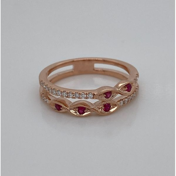 Rose Gold Ruby Ring Sam Dial Jewelers Pullman, WA