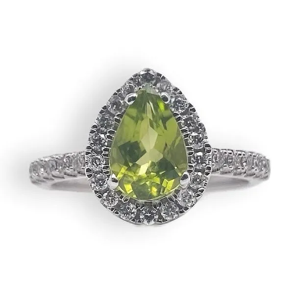 14k Peridot Ring Sam Dial Jewelers Pullman, WA