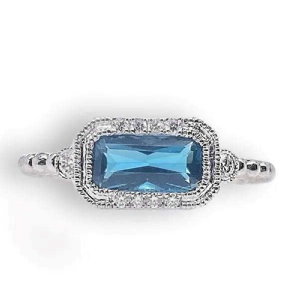 Blue Topaz Ring Sam Dial Jewelers Pullman, WA